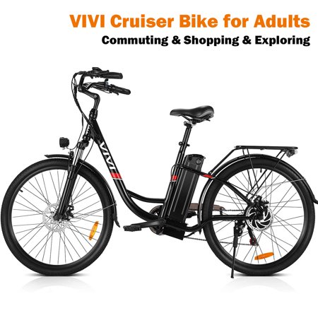 VIVI 350W Electric Bike, 26