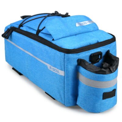 Insulated Trunk Cooler Bag Cycling Bicycle Rear Rack Storage Luggage Bag Reflective MTB Bike Pannier Bag Shoulder Bag
