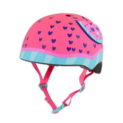 Raskullz Melon Joy Toddler Bike Helmet, Pink, 3+ (48-52 cm)