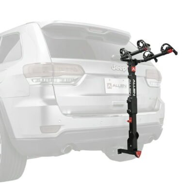 Allen Sports Premier Locking Quick Release 2-Bicycle Hitch Mounted Bike Rack Carrier, QR-525