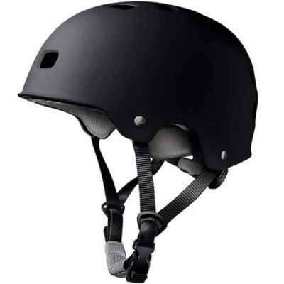 Bike Skateboard Helmet Adjustable and Multi-sport for Skate Scooter, Size for Men Women，Black