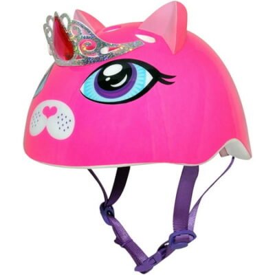Raskullz Kitty Tiara Multisport Bike Helmet, Child 5+ (50-54 cm)